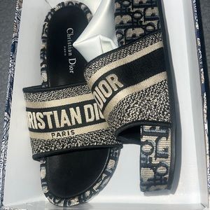 Women Christian Dior Wedge Sandals
